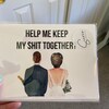Help Me Keep My Shit Together Bridesman Card Man of Honor Bridesman ...