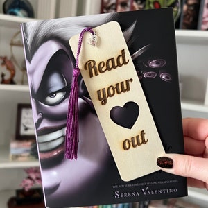 Acrylic Bookmark / Black Bookmark / Just One More Chapter / Book ...