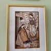 Loreto Embroideries Annunciation Mater Inviolata – Vintage Catholic Art 8.5x11