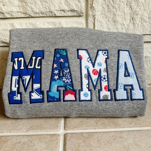 Mama Applique Embroidery Machine Sign Design Satin Stitch Mother's Day ...