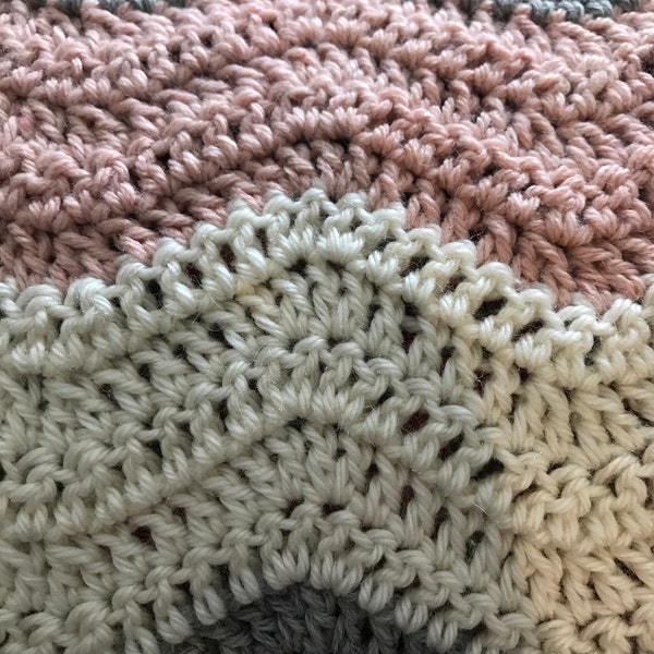 Daisy Cottage Designs Ripple Baby Blanket Crochet Pattern, Classic ...