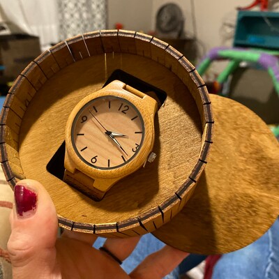 Personalized Wooden Watch, Housewarming Gift, Personalized Jewelry ...