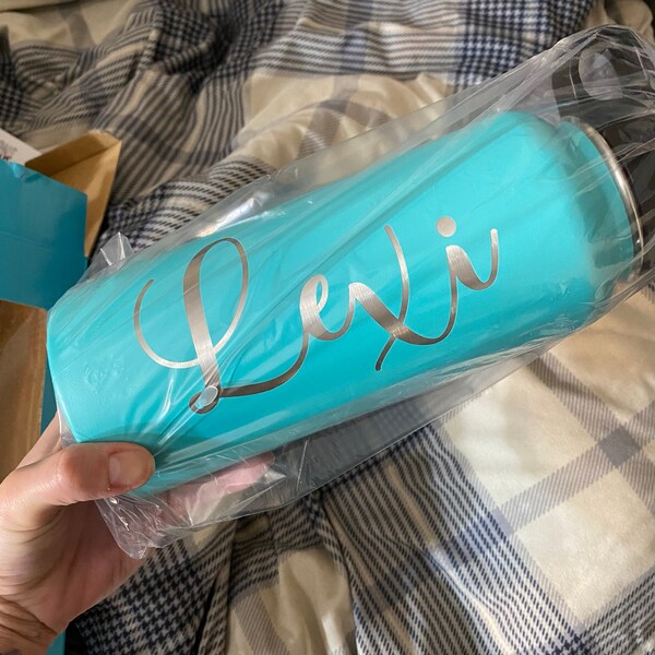 Hydro Water Bottle 32 Oz. / Your Name / Personalized Engraved Hydro ...