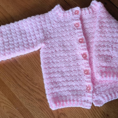 Milan Baby Cardigan Crochet Pattern in Sizes Newborn to 2 - Etsy