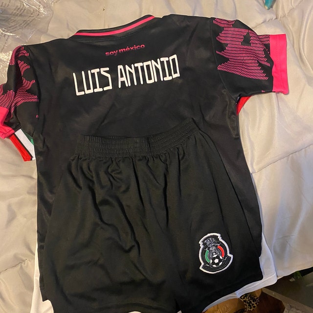 pink and black mexico jersey
