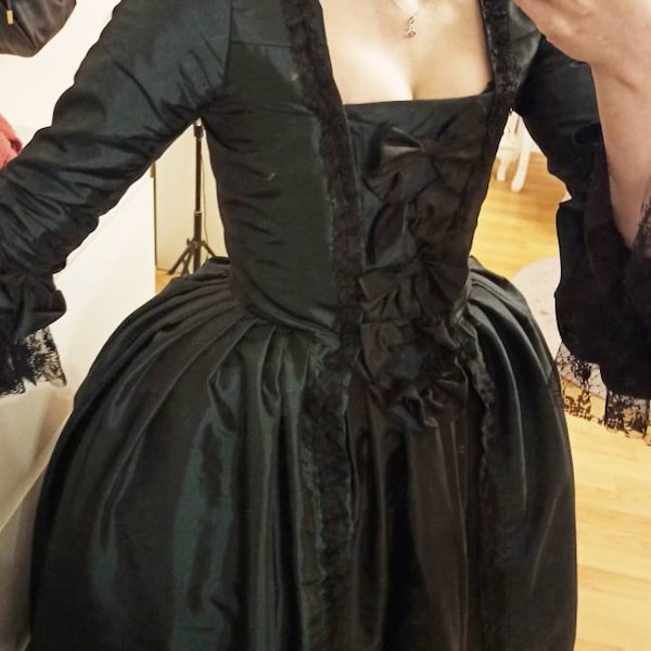 Robe L'anglaise Polonaise Rococo Dress Custom Sized - Etsy