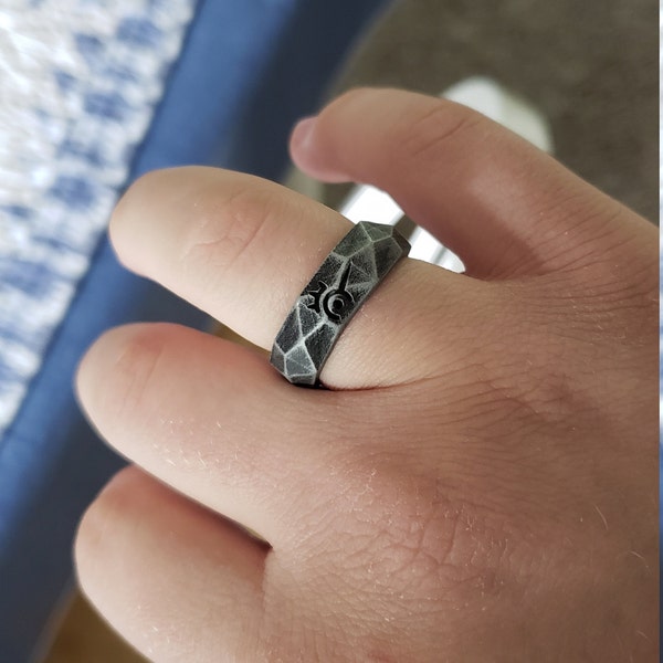 Red Mage FFXIV Ring Glow in the Dark Soul Crystal/rdm Job Stone Final ...