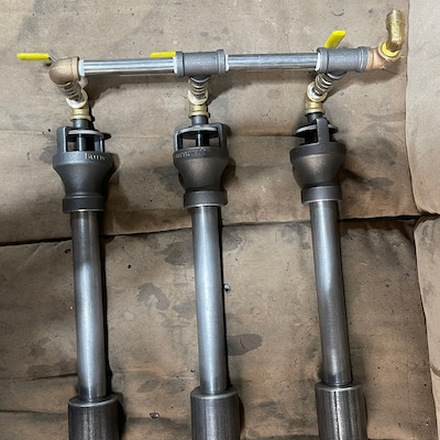 Gas Forced Air Propane Burner For Blacksmiths Forge, Furnace - Foto 10