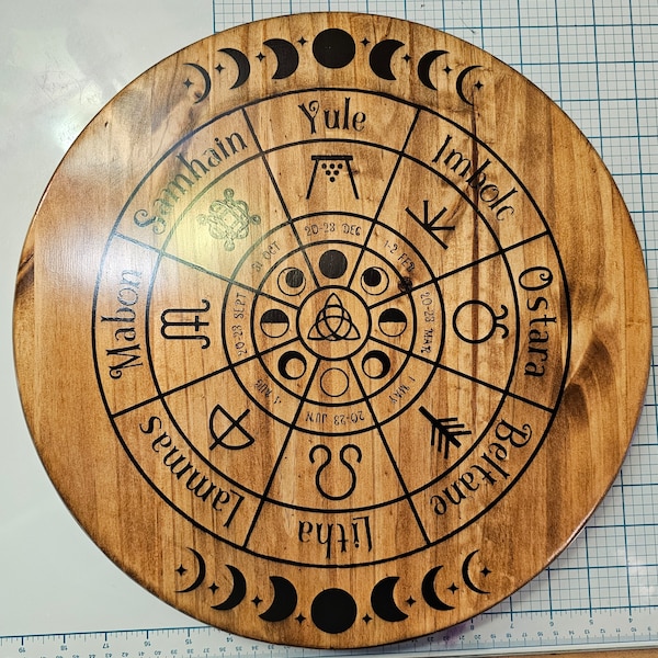 Wheel of the Year SVG, Celtic SVG Wicca Clipart Pagan Calendar Celtic ...