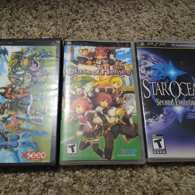 Collection of Small Size PSP Games, Save Memory!