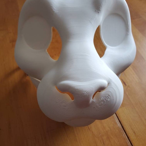 Feline Realistic Head Base (3D Printed) - Etsy