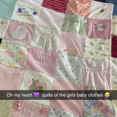 Custom Baby-toddler Clothes Blanket - Etsy