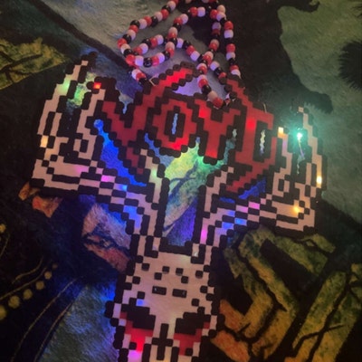 Custom Ghost Kandi Necklace - Etsy