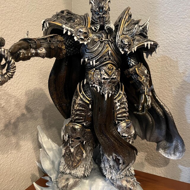 3D Resin Printed Lich King World of Warcraft Fan Art Model Kit