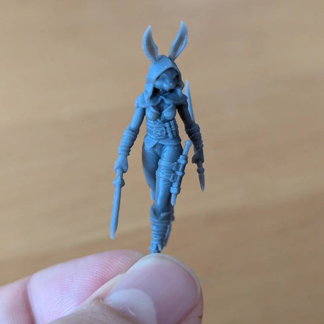 Harengon Rabbit Rogue – Miniatura Dipinta Per Dungeons And Dragons – Galaad Miniatures