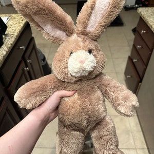 RARE Build-a-bear Gray Bunny Rabbit Authentic Retired Stuffed - Etsy