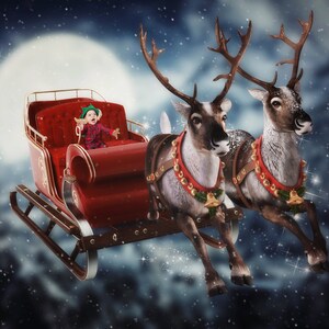 Noel Tatt Weihnachtskarte Für Sohn Und Schwiegertochter – Mit Rentier-Motiv, Geprägt, 220x152 Mm, Recycelbar