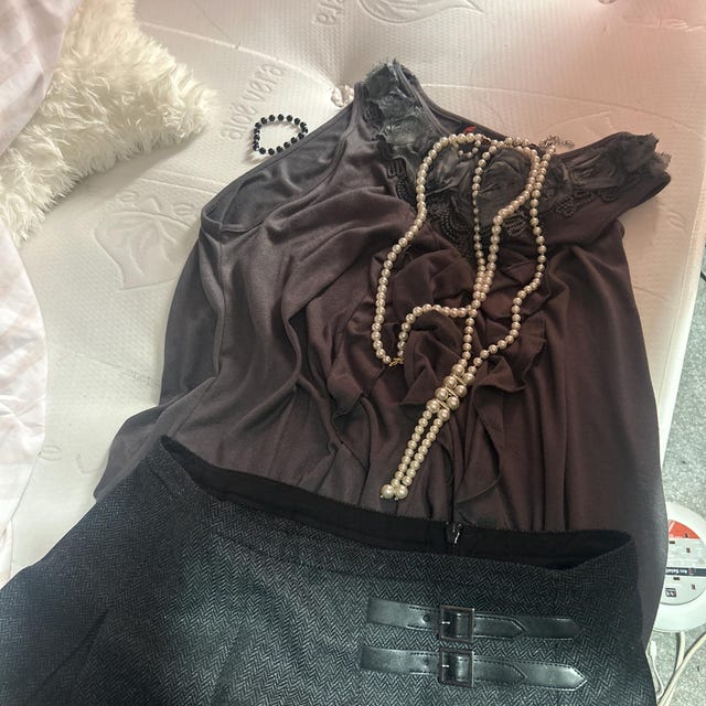 effy stonem grey dress Effy Grey Dress