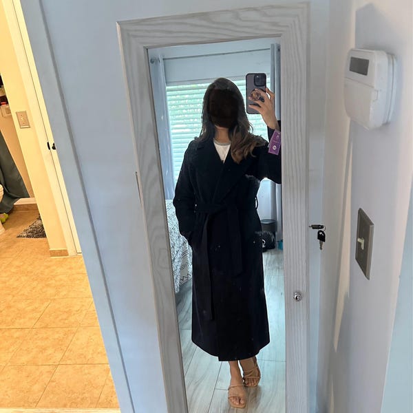 KIMBER WOOL COAT - NAVY