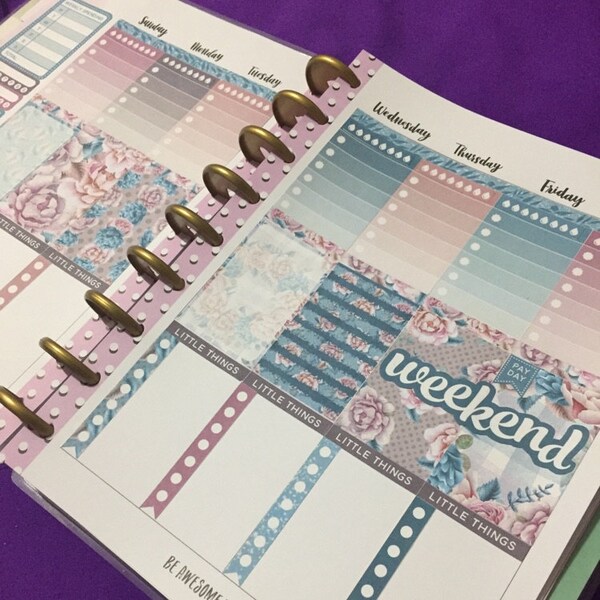 Mambi Planner Stickers, Happy Planner Weekly Kit, Printable Stickers ...