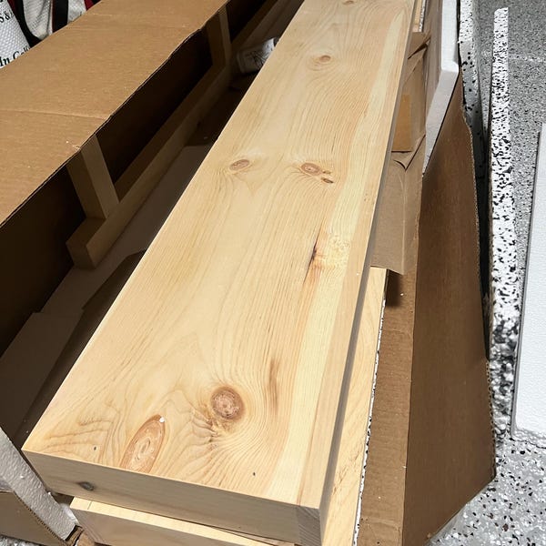 MODERN Floating Shelves, 3 Inches Thick - Etsy