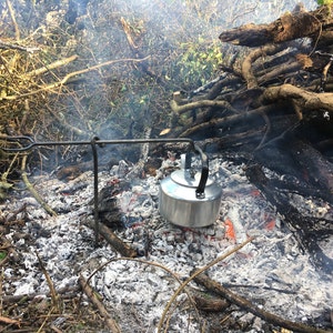 Campfire Cooking Squirrel Cooker