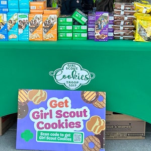Custom Girl Scout Tablecloth // Table Cloth // Troop // Cookie Sales ...