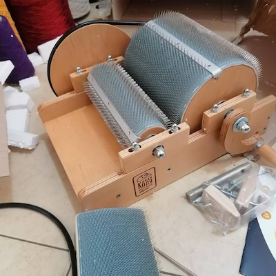 Wool Picker Fiber Collector Fibre Comb Fleece Collector preparation to ...