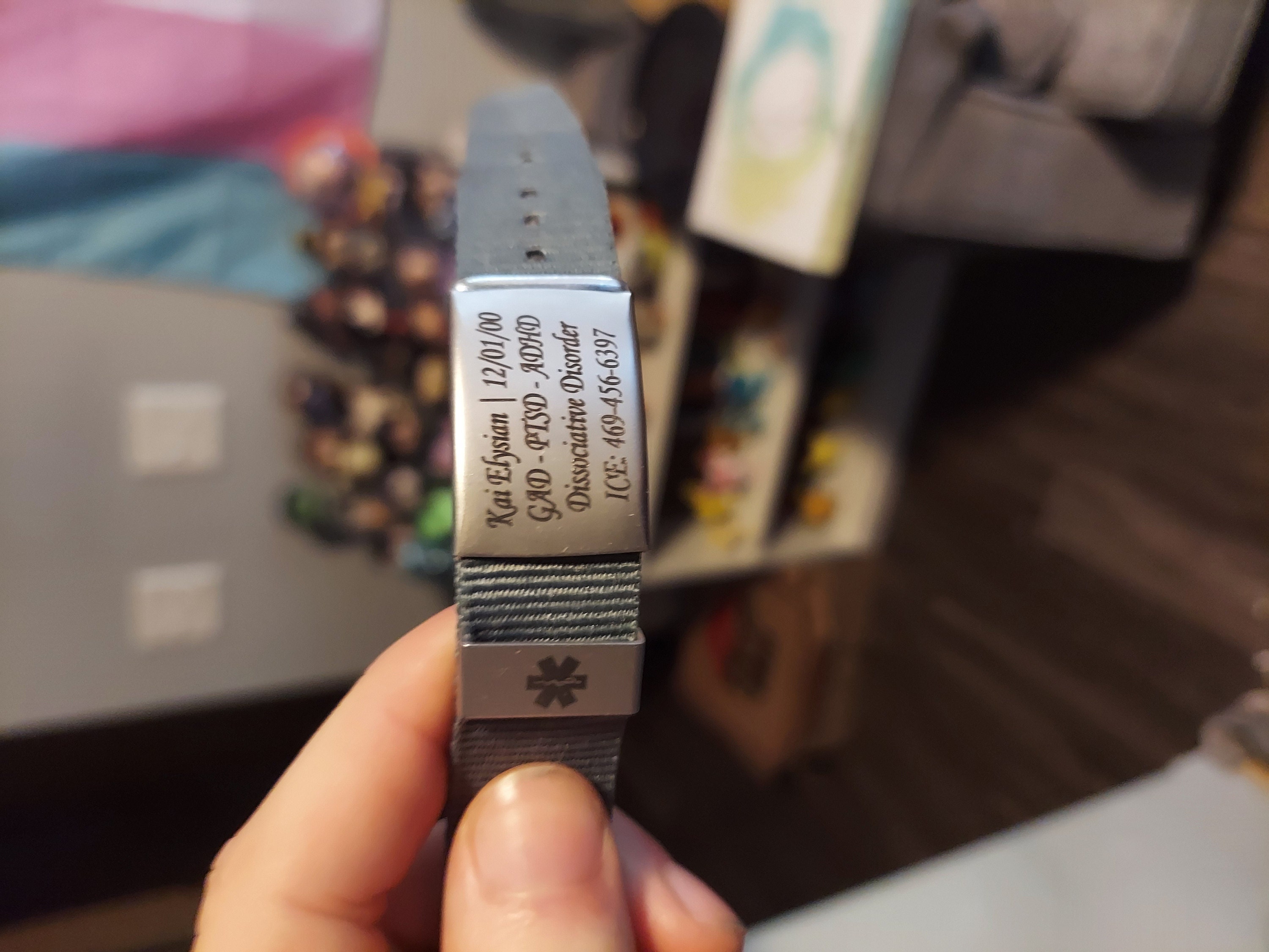Emergency bracelet, personalized medical alert bracelet, allergy bracelet, diabetic, medical Id bracelet woman, kids medical ID bracelet