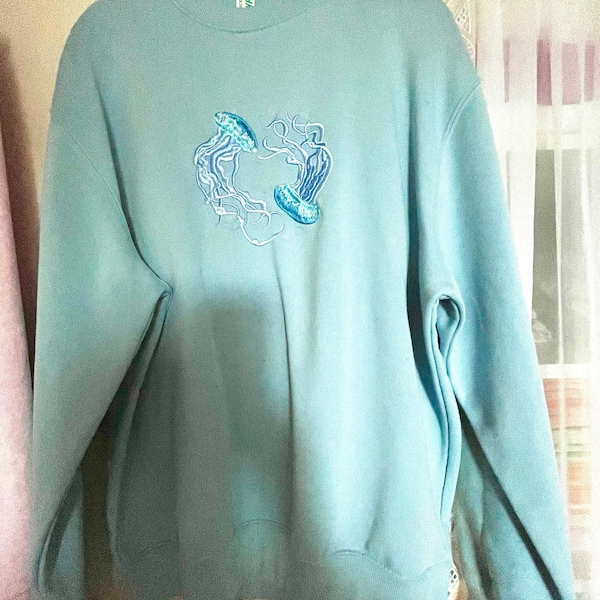 Babyhug Cotton Knit Full Sleeves T- Shirt Jellyfish Print - Navy Blue main image 0
