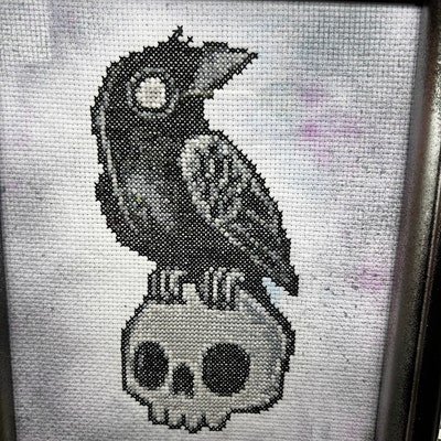 Pinhead Cross Stitch Pattern DMC Chart Two Color Variations - Etsy