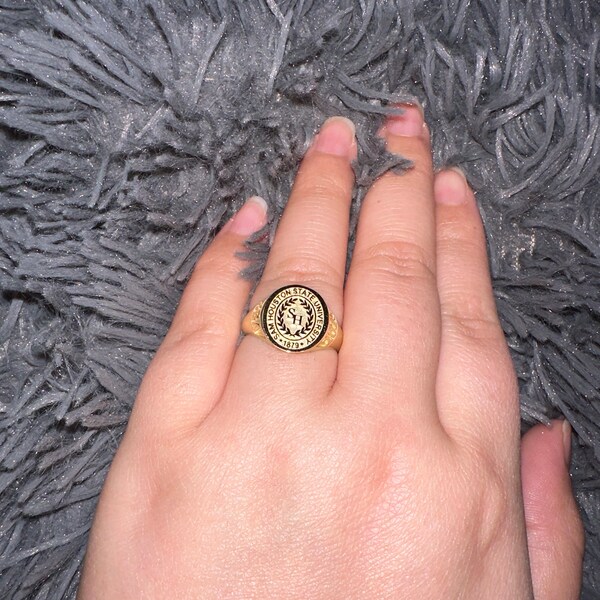 Gold Class Rings, Graduation Rings, 10k Gold Class Ring, 14k Gold Class ...