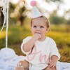 Half Birthday Crown - Pink 1/2 Party Hat For 6 Month Baby Birthday Celebration