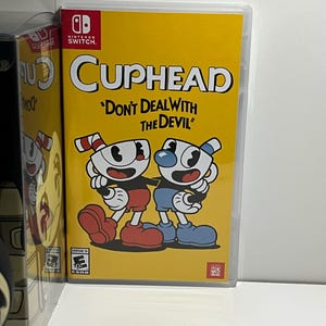 Cuphead - Custom Nintendo Switch Boxart With Physical Game Case