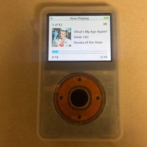 Apple iPod Classic - 第5世代、クリア＋ブラック 2 (3000mAh