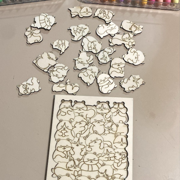 3D Animal Puzzles Bundle, Kids Puzzle Game Laser Cut Files, Montessori ...