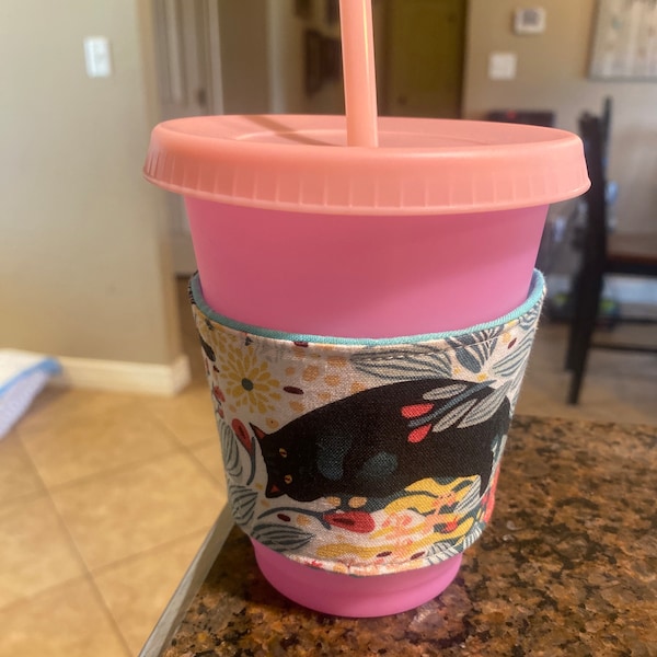 PDF Reusable Coffee Sleeve Sewing Pattern, Printable Download Tutorial ...