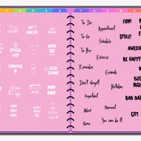 Music Notes Planner Stickers PRINTABLE Violin Guitar Piano - Etsy Israel
