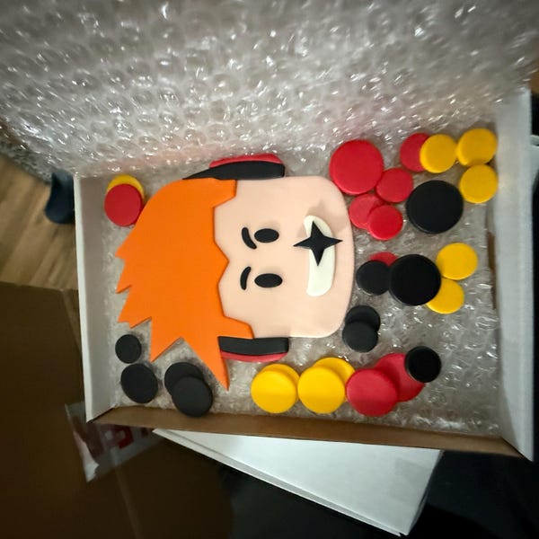 Cake Topper Roblox Personnalisé — Avec LEDs Clignotantes — Nom Et âge Modifiables — Réutilisable !