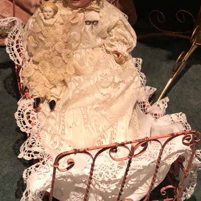 Beautiful Antique Bloch Pointe Ballet Shoes With Antique Lace and