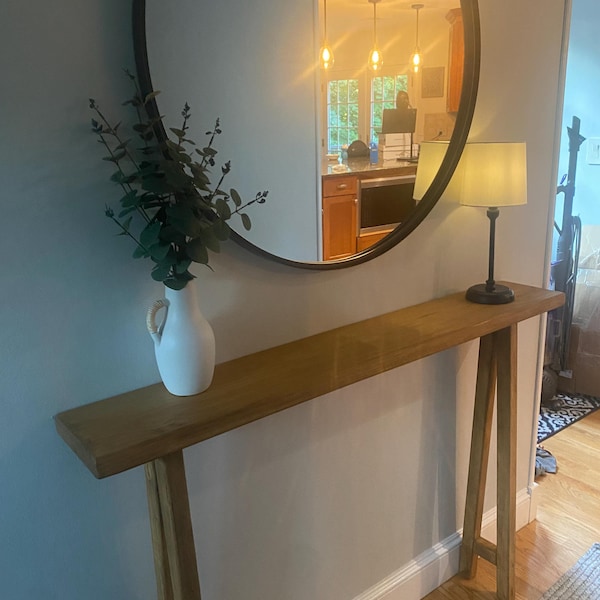 Wood Breakfast Bar Bar Height Table Drink Table Rustic Bar Top Table ...