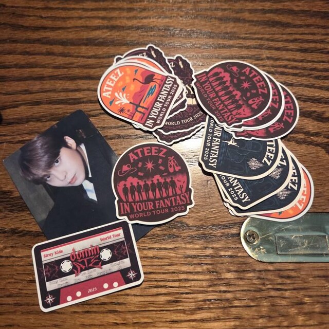 Ateez “into Your Fantasy” World Tour Stickers - Fantasy