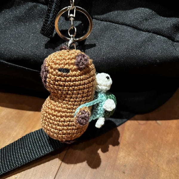 Digital Capybara & Turtle Crochet Pattern | Pdf Animal Crochet Design ...