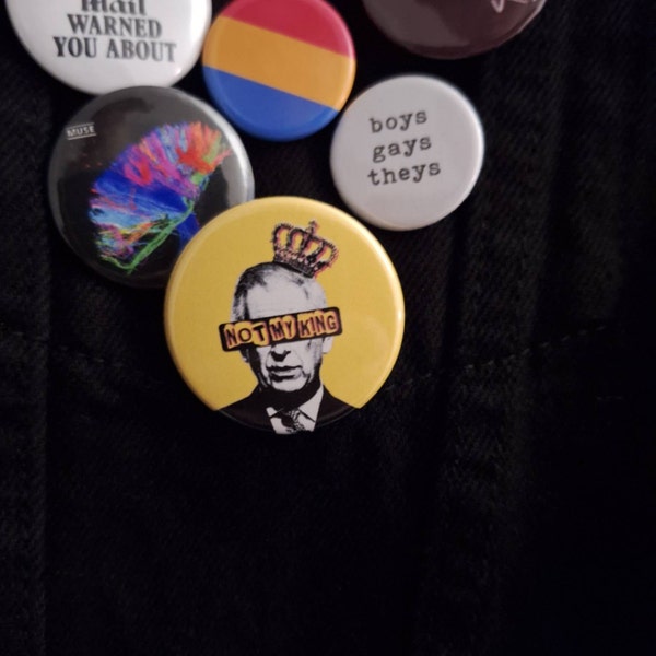 NON-VERBAL Awareness Badges 25mm / 1 Inch Pin Button Badges - Foto 7