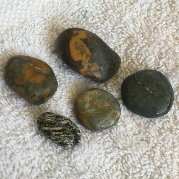 Tumbled Pacific Coast Beach Rocks 10 - Etsy