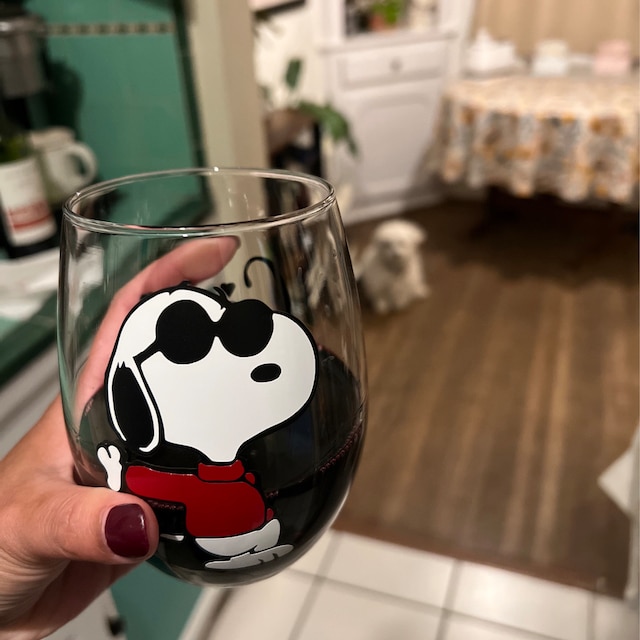 New cups & wine glasses are here!! Snoopy, wine, and housewives lovers we  have the cutest new glasses for you!❤️ I will be back in store…