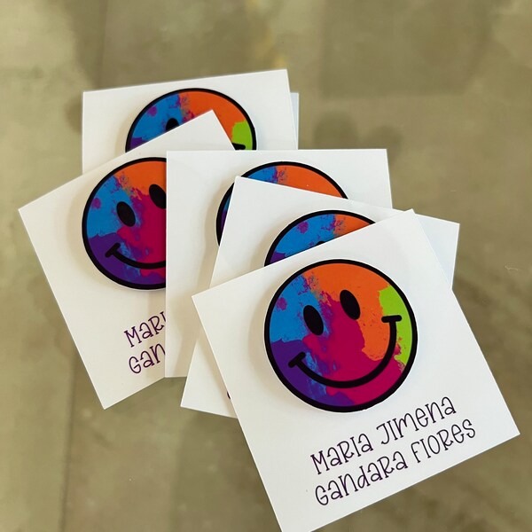 Neon Smiley Face Sublimation PNG | Retro Clip Art | Spring Summer Pride ...