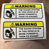 Gas gauge with guy pulling needle funny car truck vinyl sticker decal