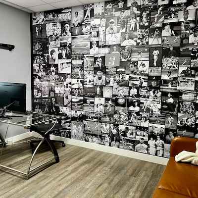 Hollywood Movie Scene Wallpaper, Black and White Cinema Collage ...