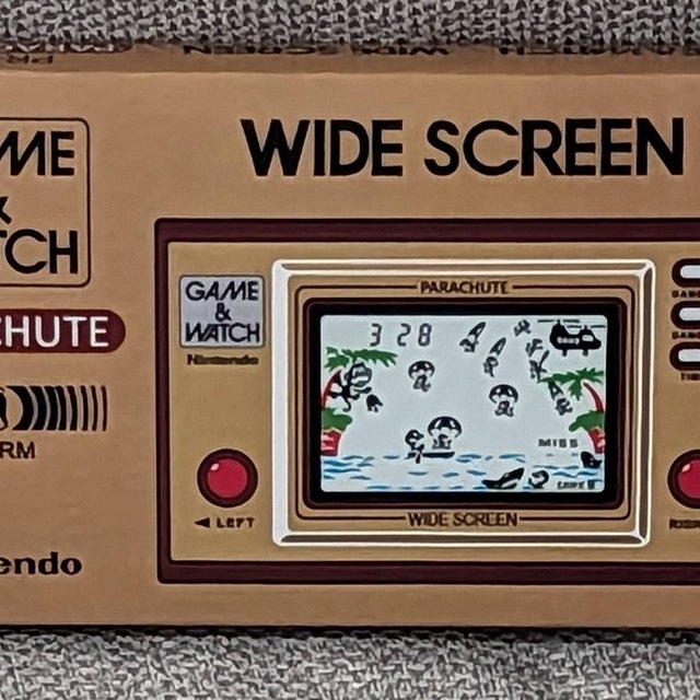 Parachute PR-21 Game & Watch Box Manual and Tray - NO GAME